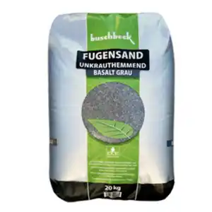BUSCHBECK Fugensand, Körnung: 0,1 - 2,0 mm, grau