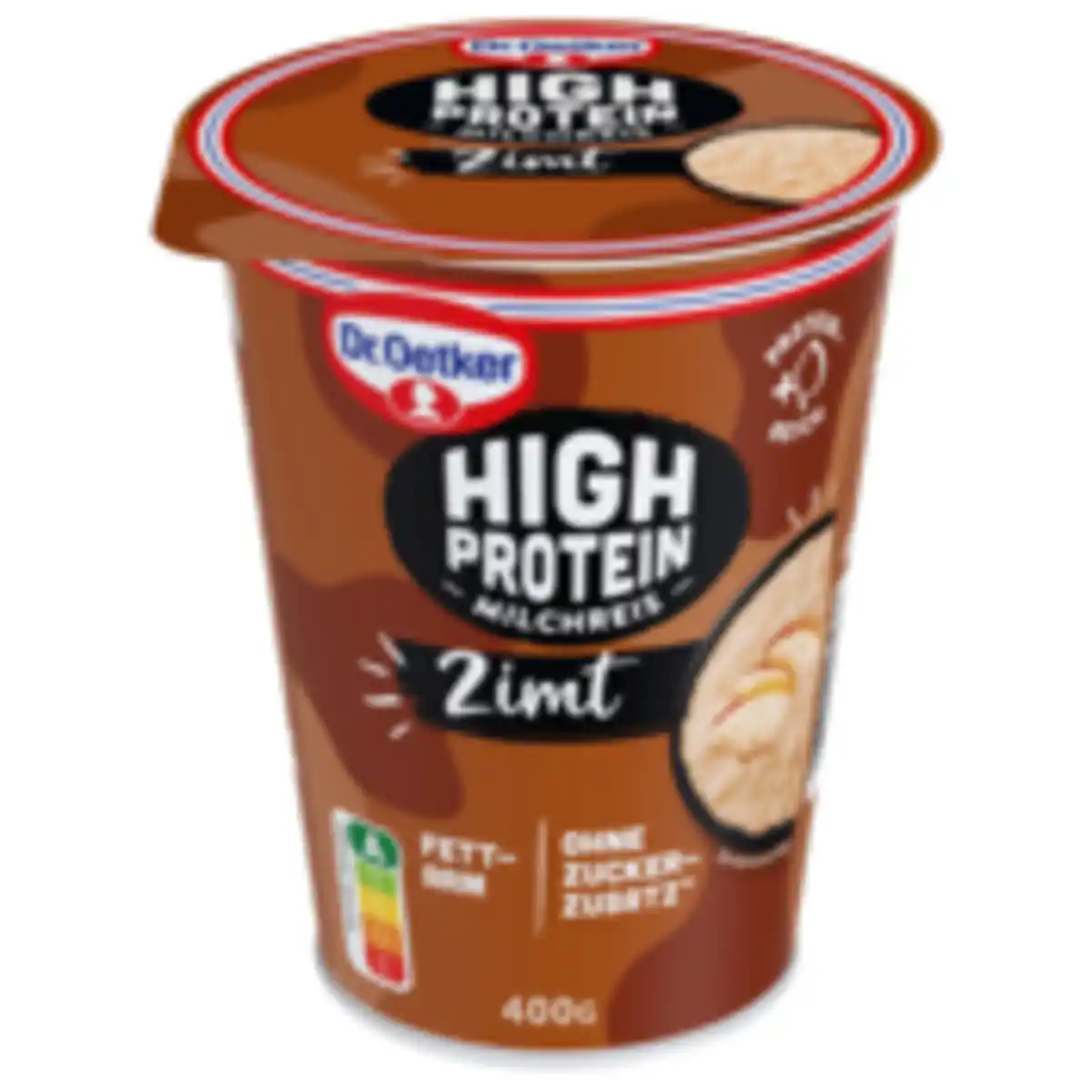 Bild 1 von Dr Oetker High Protein Milchreis Zimt oder Rote Grütze