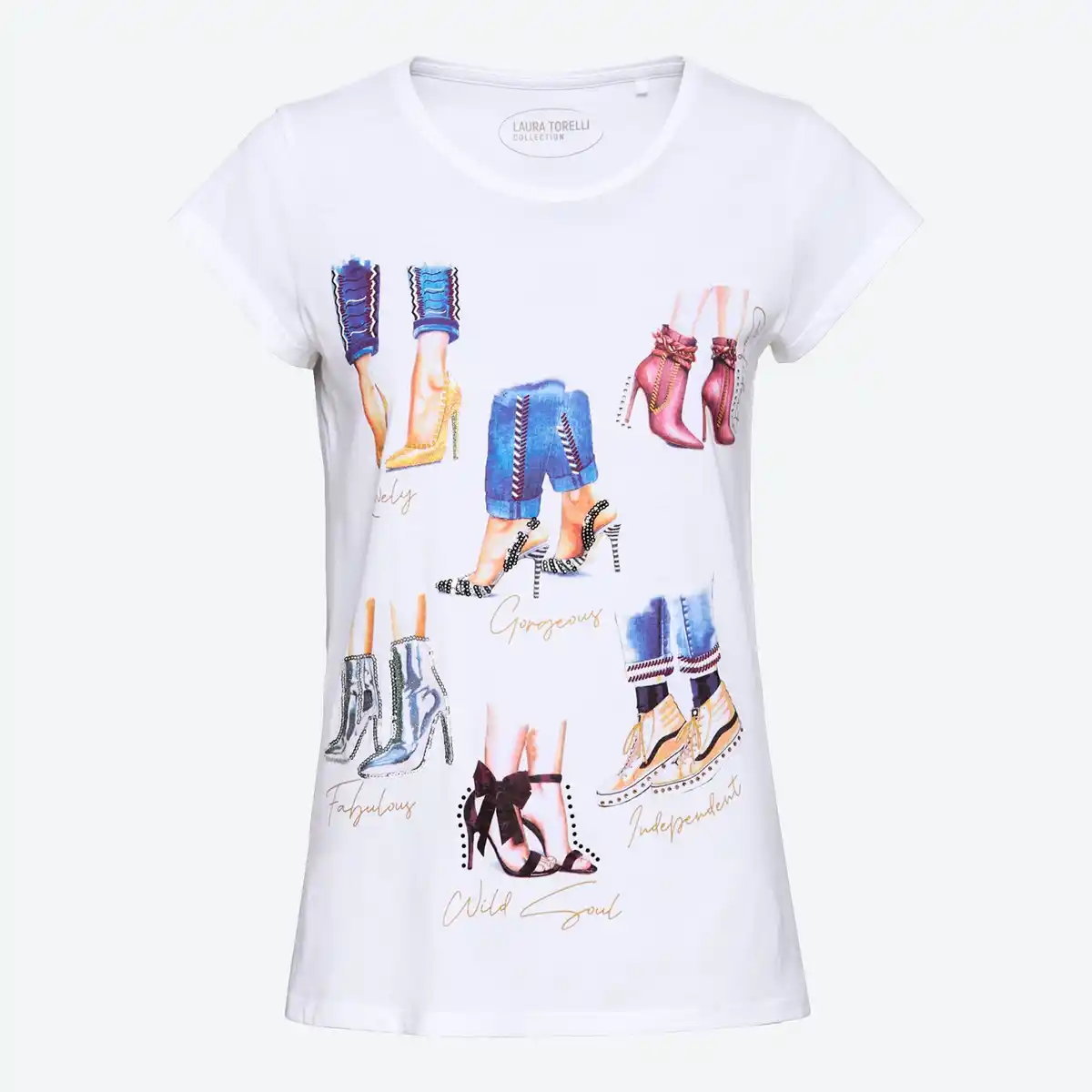 Bild 1 von Damen-T-Shirt mit Frontaufdruck