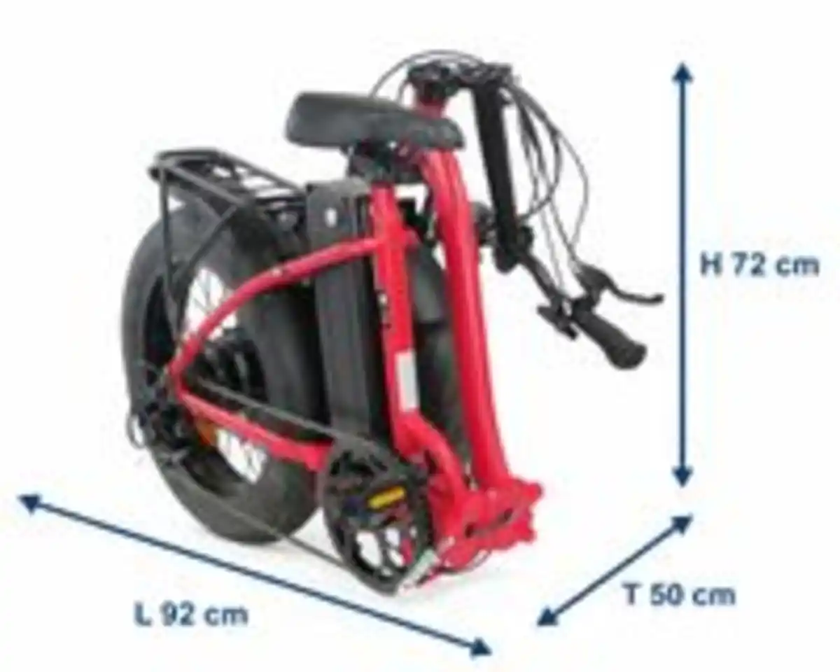 Bild 4 von LLobe 20" Falt Fat E-Bike Terrain rot