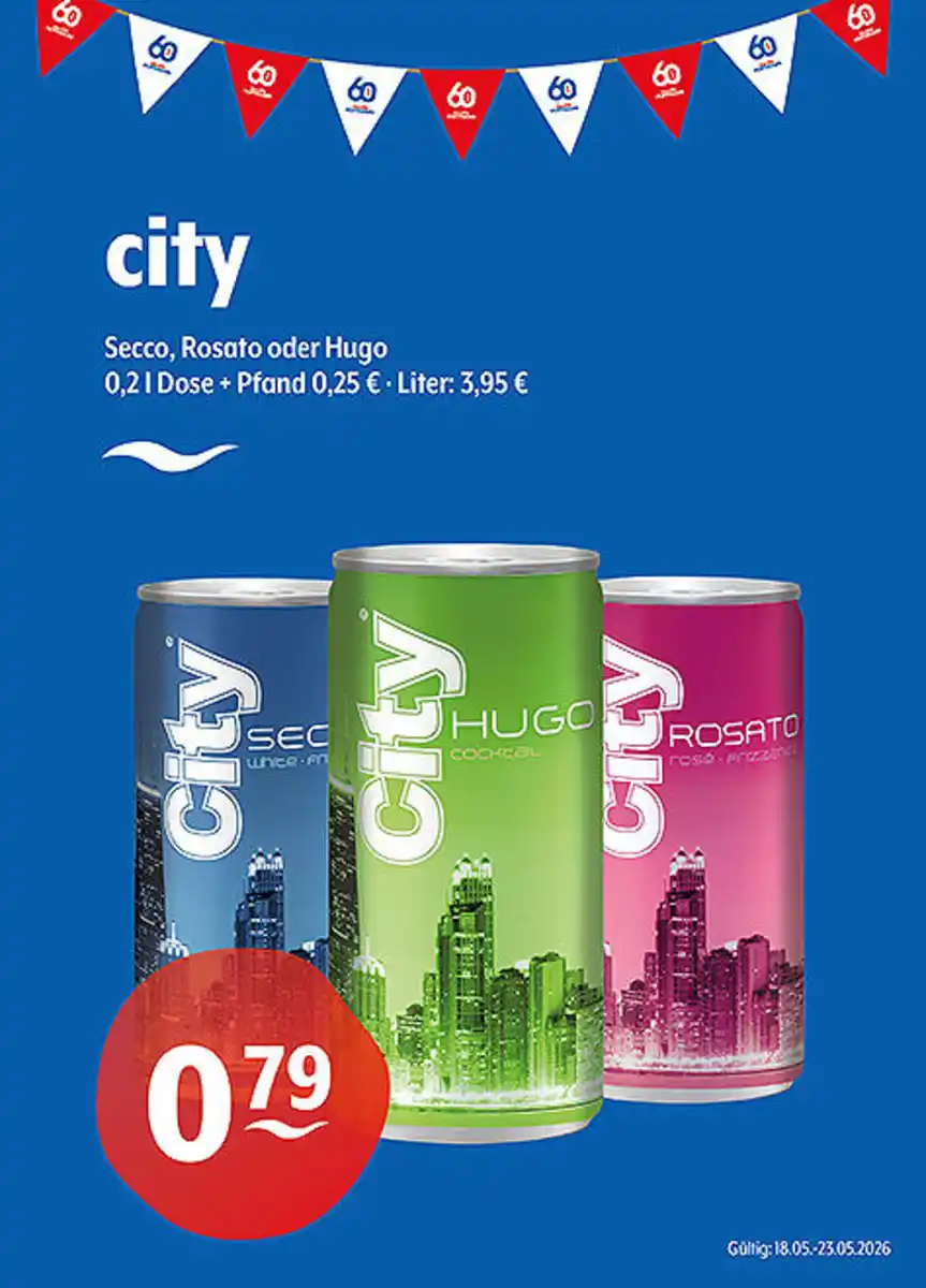 Bild 1 von city Secco, Rosato oder Hugo