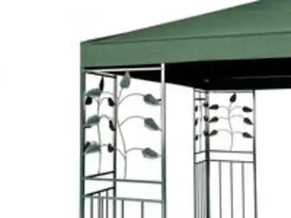 Bild 2 von Gartenpavillon, aus Polyester ca. 300 x 300 x 260 cm – Grün