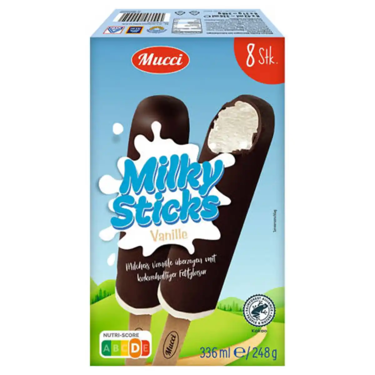 Bild 1 von MUCCI Milky Sticks 336 ml, Vanille mit Schokolade