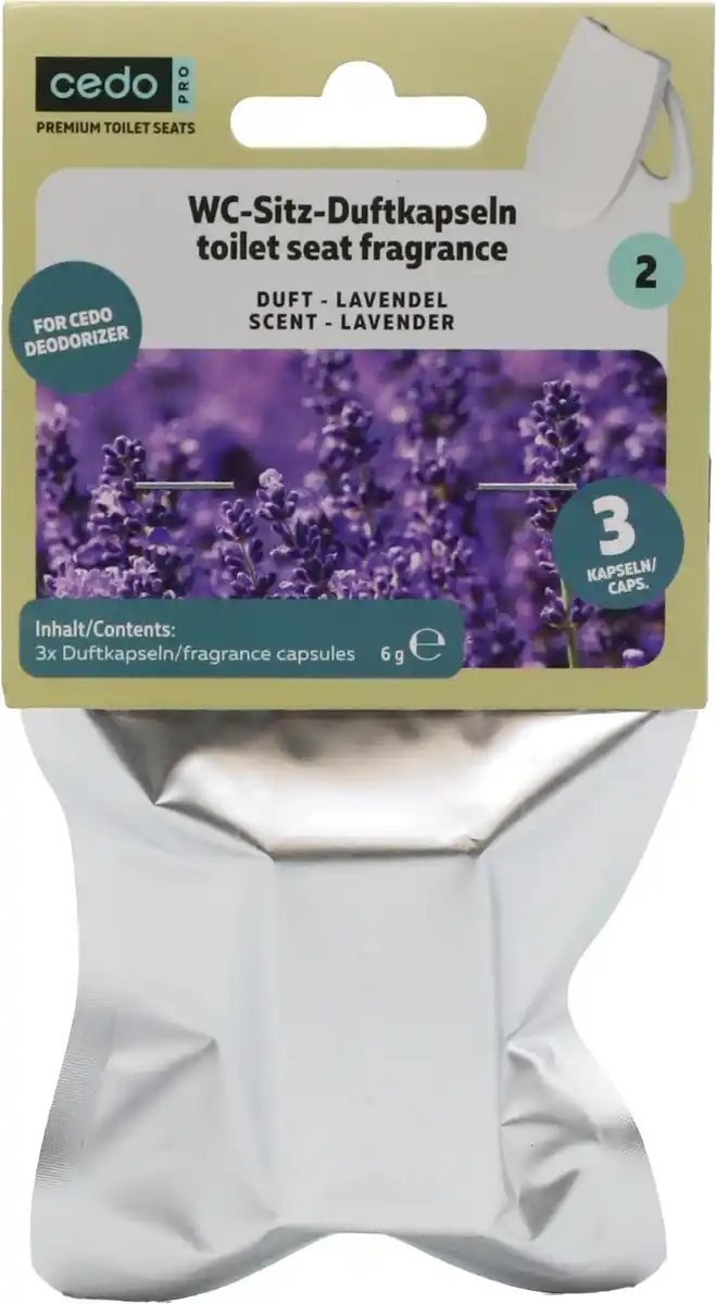 Bild 1 von Cedo WC-Sitz Duftkapsel Lavendel für Deodorizer 3 Stück