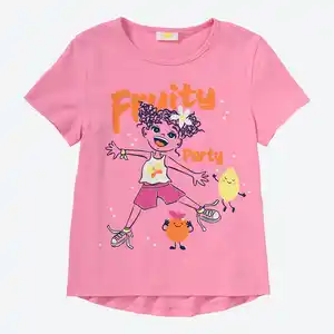 Kinder-Mädchen-T-Shirt mit Frontaufdruck