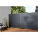 Bild 2 von Mr. GARDENER Steckzaunsystem »Donatus«, 180x180 cm (BxH), WPC, anthrazit