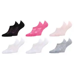 CRANE Damen oder Herren Fitness-Socken 6er-Pack, Weiß/Rosa, 35/38