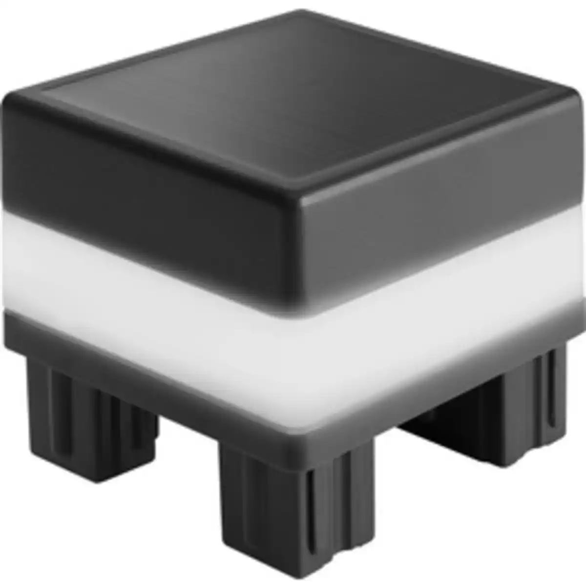Bild 1 von Mr. GARDENER Led-Pfostenleuchte, ⌀ x H: 8,8 x 2,5 cm, geeignet für: Donatus/Turino Aluminium Pfosten