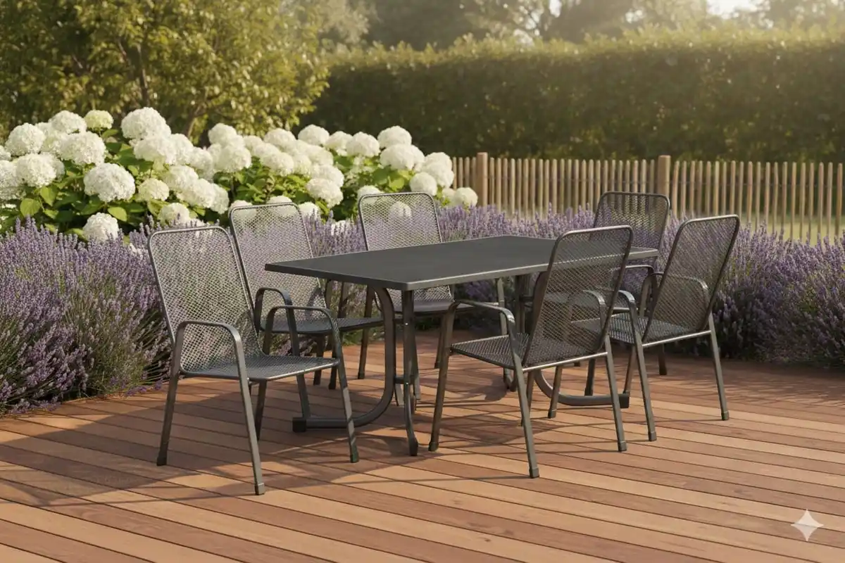 Bild 1 von MFG Garten-Essgruppe Boulevard 6 Personen Metall anthrazit