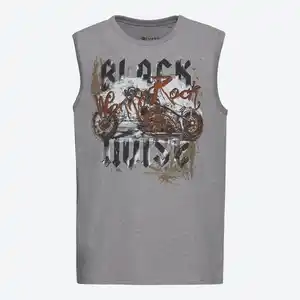 Herren-Muskelshirt mit Frontaufdruck