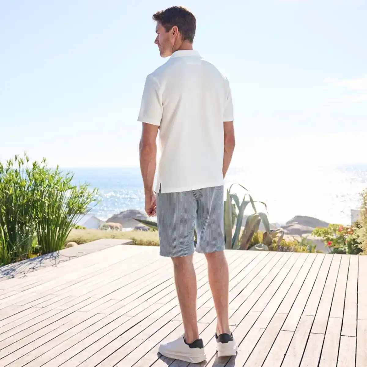 Bild 4 von Herren-Bermudas in Waffel-Optik