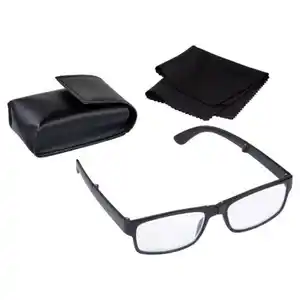 Premium-Lesebrille, Faltbar, Schwarz, 1.5