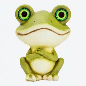 Deko-Frosch mit großen Augen, ca. 22x18x27,5 cm