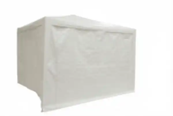 Bild 2 von Partyzelt Pavillon mit 4 Seitenwänden, ca. 300 x 300 x 250 cm – Weiß