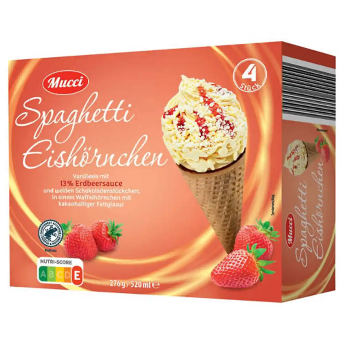 Bild 1 von MUCCI Spaghetti Waffelhörnchen 520 ml