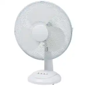 CASAYA Tischventilator, 30 W, Ø: 30 cm, 3 Stufen, oszillierend