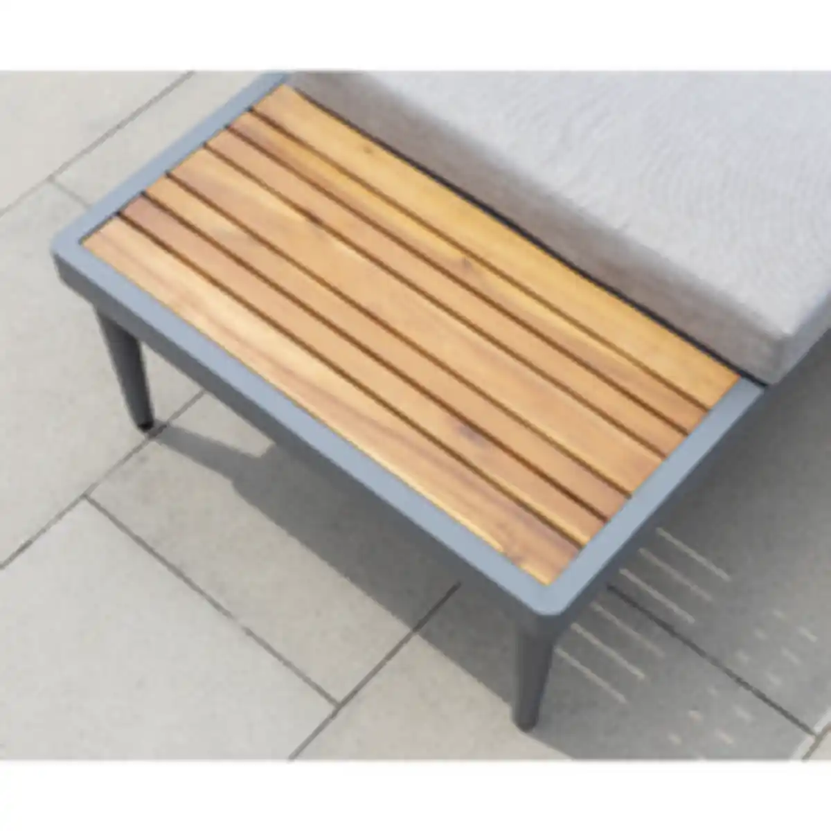 Bild 4 von 11tlg. Ecklounge mit Tisch aus FSC-zertifiziertem Akazienholz