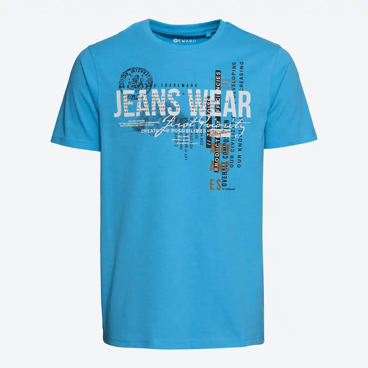 Bild 1 von Herren-T-Shirt mit Rundhalsausschnitt