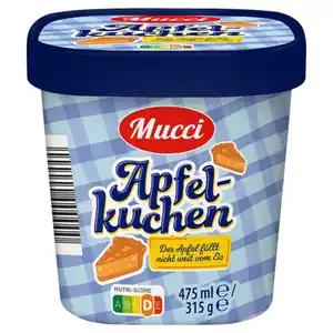 MUCCI Premium Eisbecher 475 ml, Apfelkuchen
