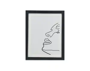 Wandbild Line Art