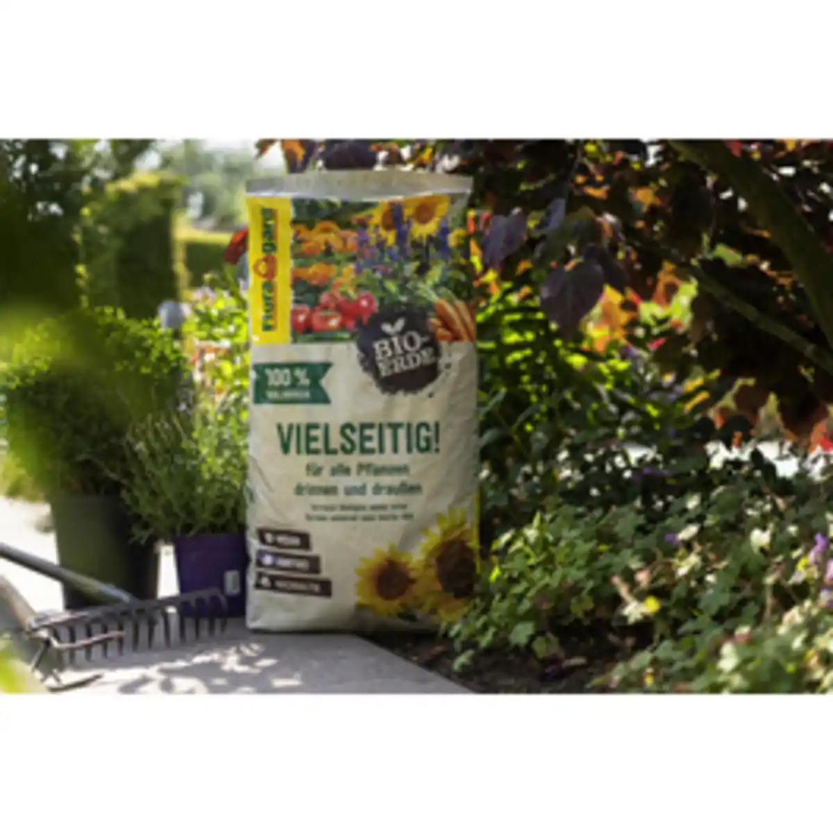 Bild 4 von FLORAGARD Blumenerde »Bio«, 50,0 L torffrei, veganer Dünger