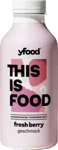YFood Trinkmahlzeit Fresh Berry, 500 ml