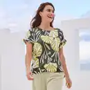 Bild 1 von Damen-Bluse aus Vikose-Leinen-Mix