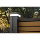 Bild 2 von Mr. GARDENER Led-Pfostenleuchte, BxT: 8,8 x 8,8 cm, festverdrahtet, für Flexi-Fence-Zaunsystem