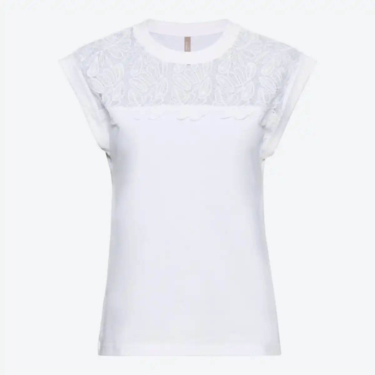 Bild 2 von Damen-T-Shirt mit Spitze