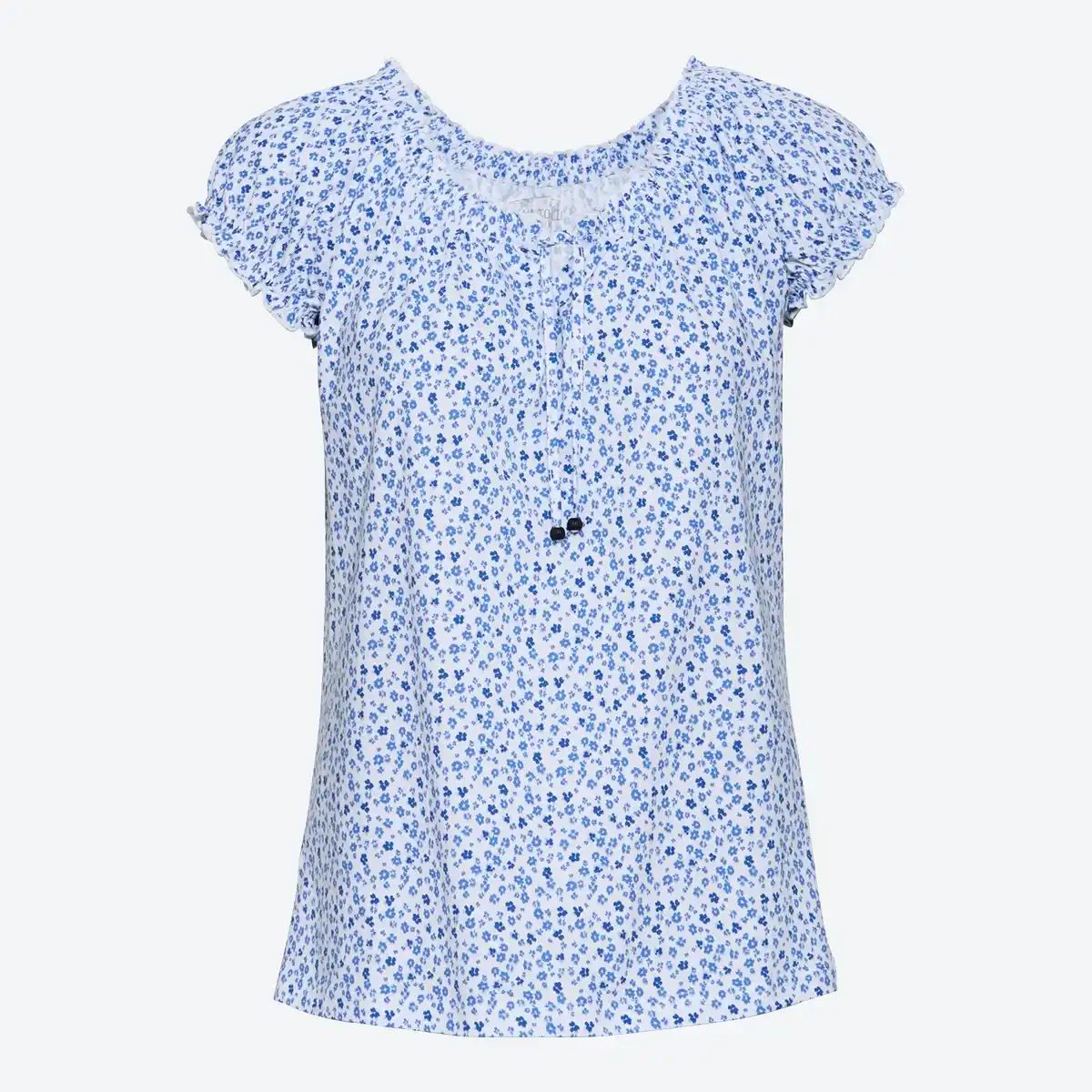 Bild 1 von Damen-T-Shirt mit Carmen-Ausschnitt