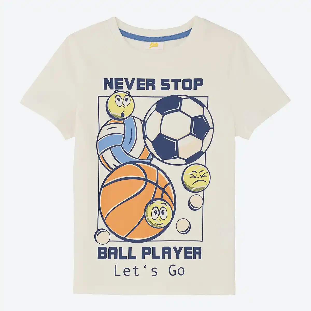 Bild 1 von Kinder-Jungen-T-Shirt mit Rundhalsausschnitt