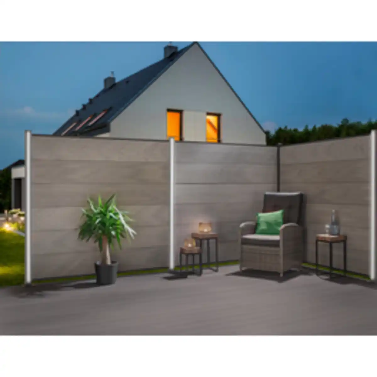 Bild 4 von Mr. GARDENER Steckzaunsystem »Turino«, WPC, HxL: 90 x 179 cm