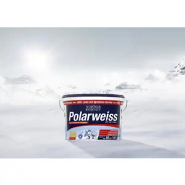 Bild 3 von SCHÖNER WOHNEN FARBE Innenfarbe »Polarweiß«, Weiß, matt