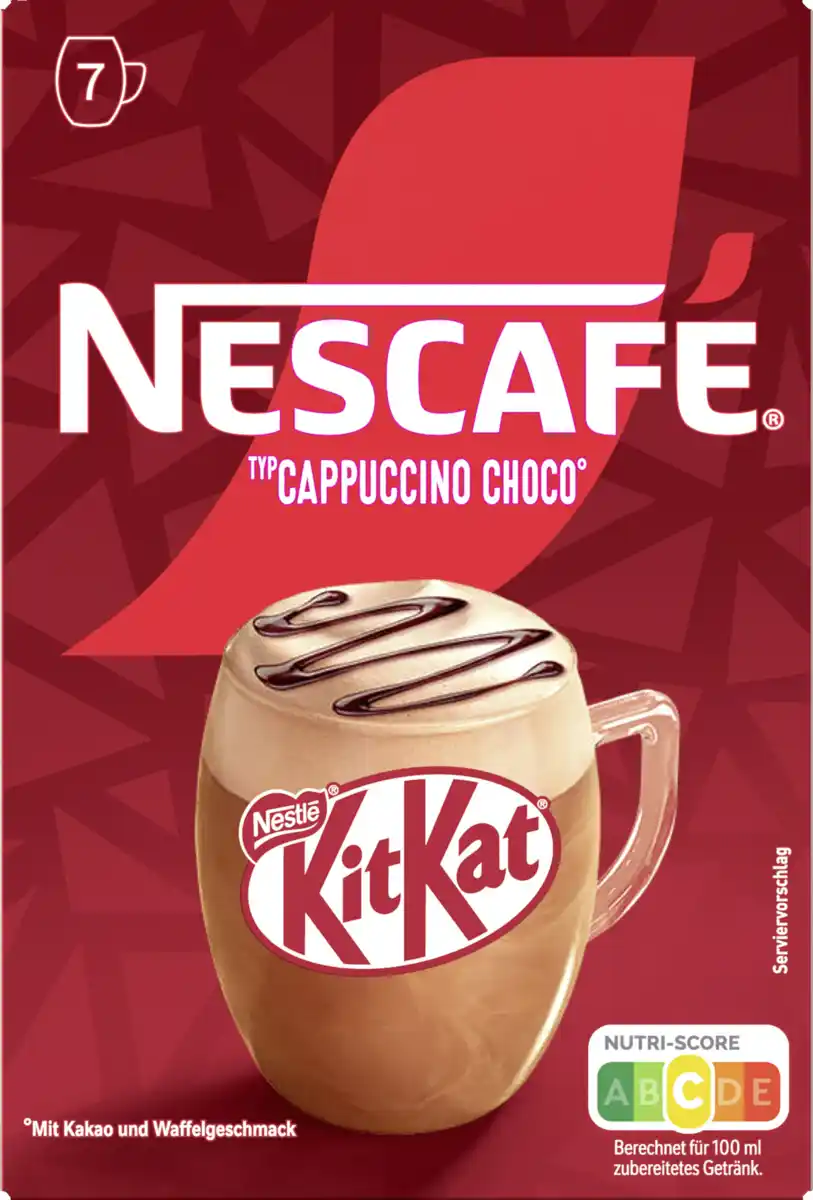Bild 1 von Nescafé NESCAFE Typ Cappuccino Choco KitKat (7x211g), 147 g