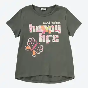 Kinder-Mädchen-T-Shirt mit Frontdruck