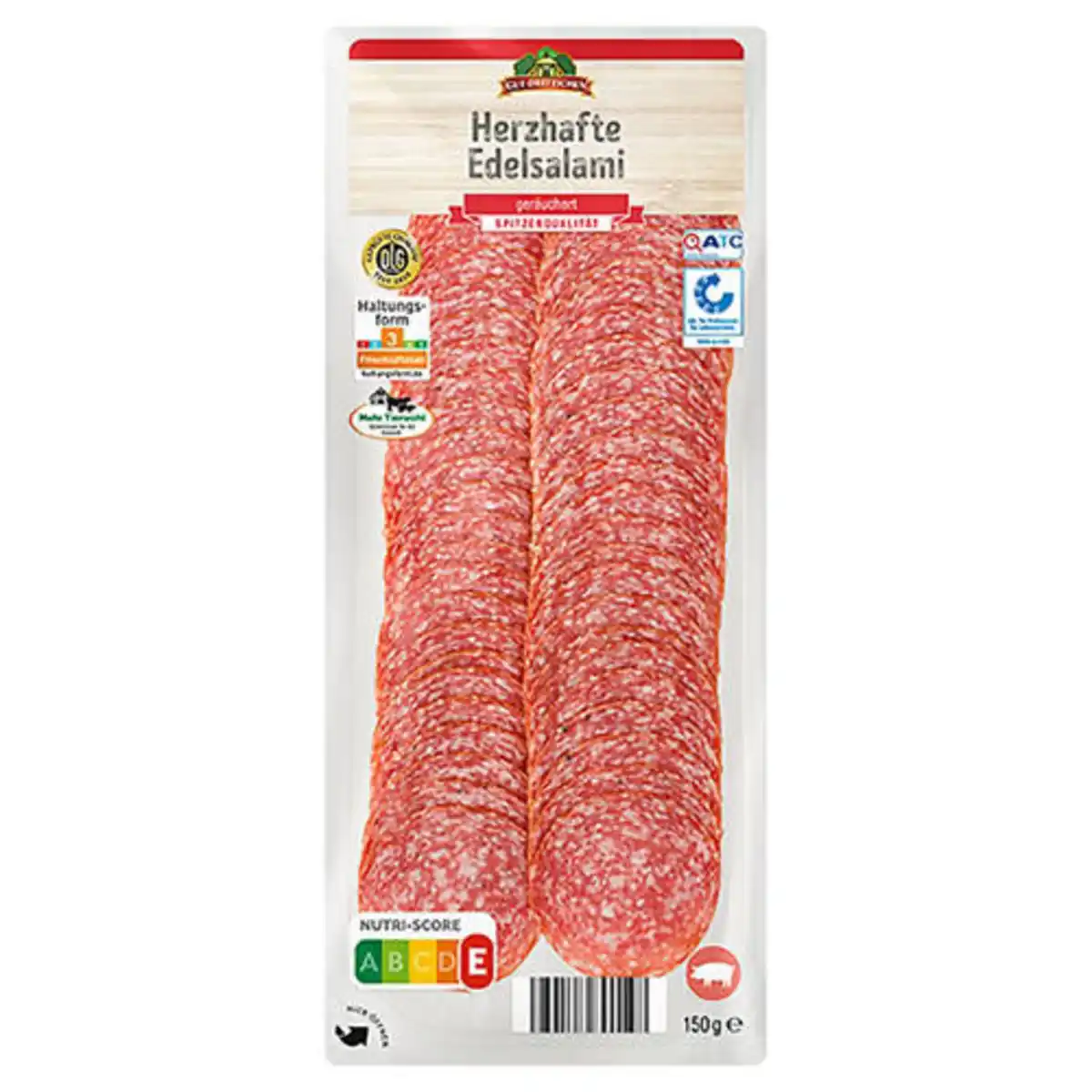 Bild 1 von GUT DREI EICHEN Herzhafte Edelsalami 150 g