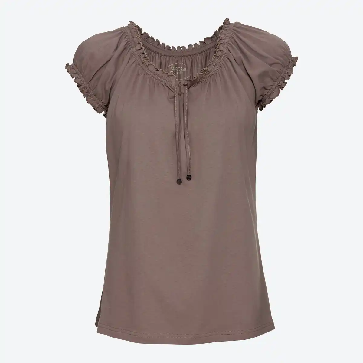 Bild 1 von Damen-T-Shirt mit Carmen-Ausschnitt