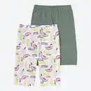 Bild 1 von Kinder-Mädchen-Radlerhose mit hohem Baumwollanteil, 2er-Pack