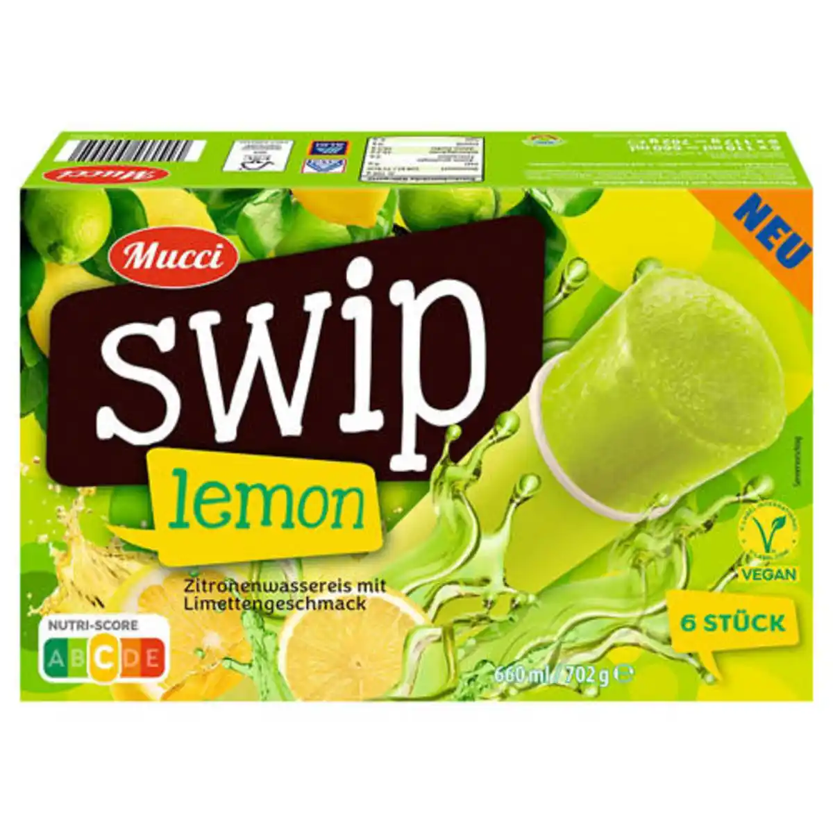 Bild 1 von MUCCI Wassereis Swip 660 ml, Limette