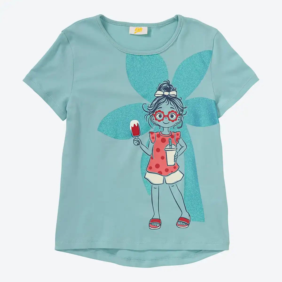 Bild 3 von Kinder-Mädchen-T-Shirt mit Baumwolle