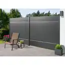 Bild 3 von Mr. GARDENER Steckzaunsystem »Turino«, BxH: 179 x 90 cm, 6er-Set, Aluminium, anthrazit