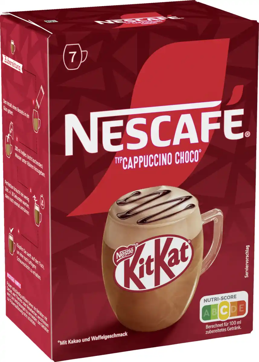 Bild 4 von Nescafé NESCAFE Typ Cappuccino Choco KitKat (7x211g), 147 g