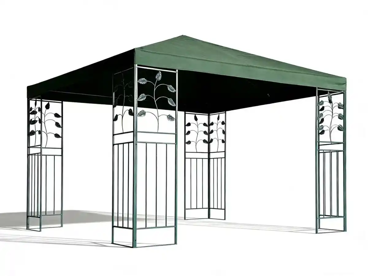 Bild 1 von Gartenpavillon, aus Polyester ca. 300 x 300 x 260 cm – Grün
