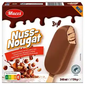 MUCCI Nut Nougat Sticks 240 ml, Nuss-Nougat