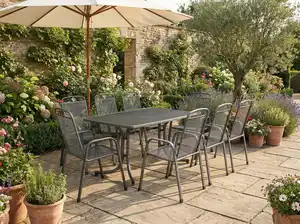 MFG Garten-Essgruppe Boulevard 8 Personen Metall anthrazit