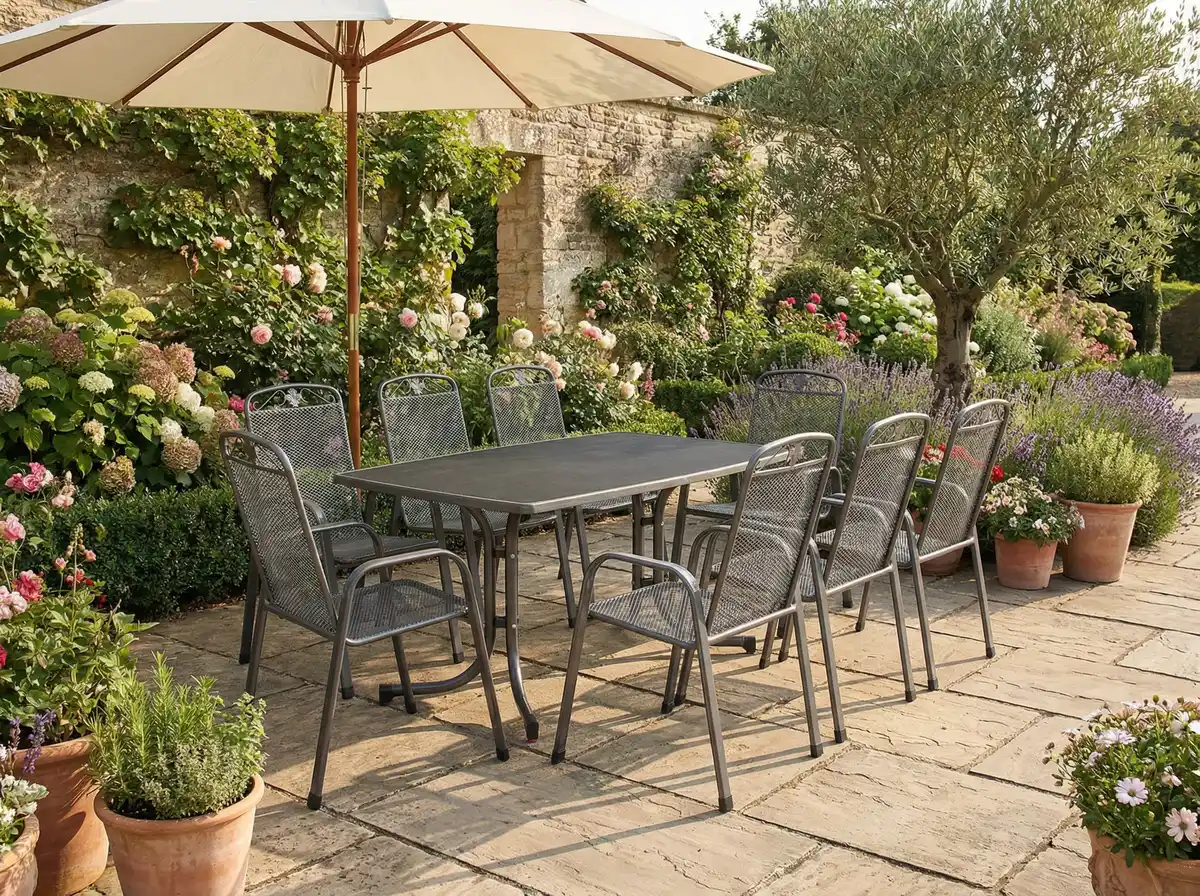 Bild 1 von MFG Garten-Essgruppe Boulevard 8 Personen Metall anthrazit