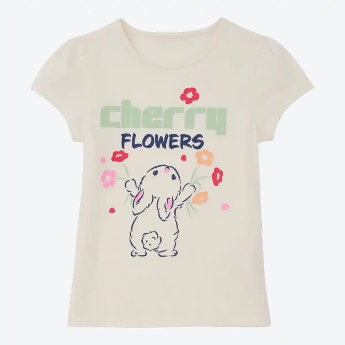 Bild 2 von Kinder-Mädchen-T-Shirt mit Frontaufdruck