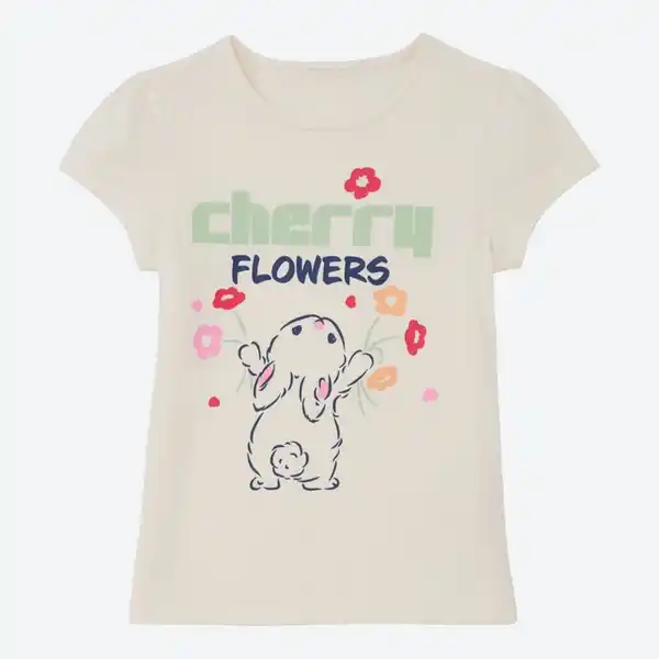 Bild 2 von Kinder-Mädchen-T-Shirt mit Frontaufdruck