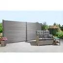 Bild 2 von Mr. GARDENER Steckzaunsystem »Turino«, BxH: 179 x 90 cm, 6er-Set, Schwedenprofil, steingrau