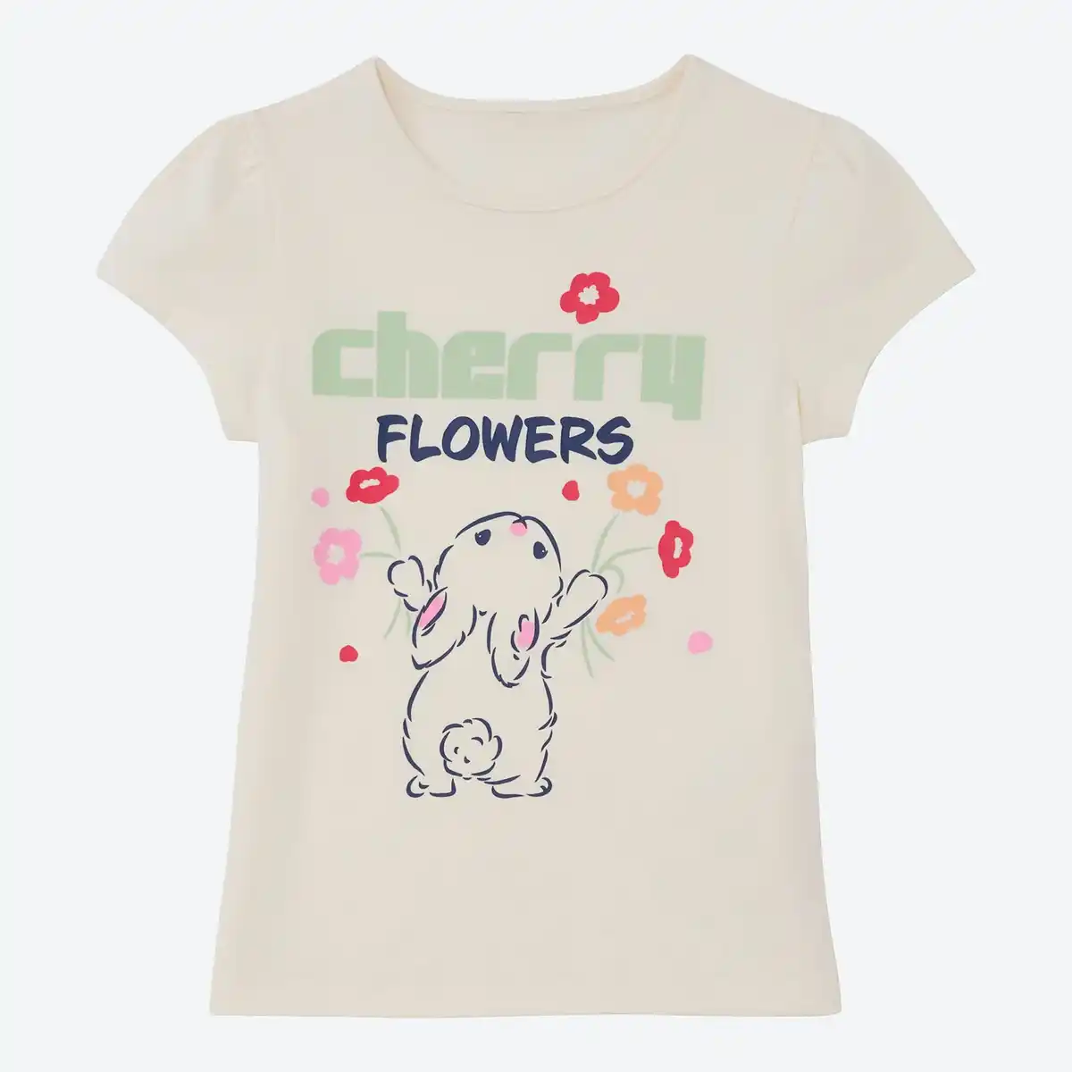 Bild 3 von Kinder-Mädchen-T-Shirt mit Frontaufdruck